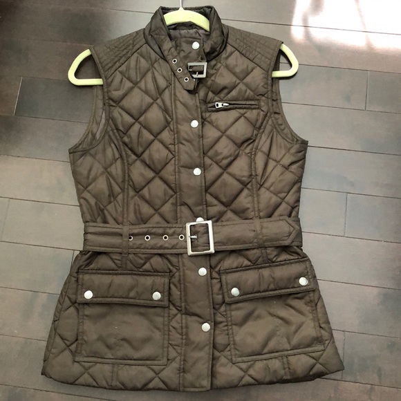 Banana Republic Grey/Green Vest - Picture 1 of 8